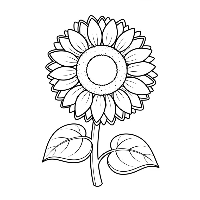 꽃/자연 색칠공부 도안